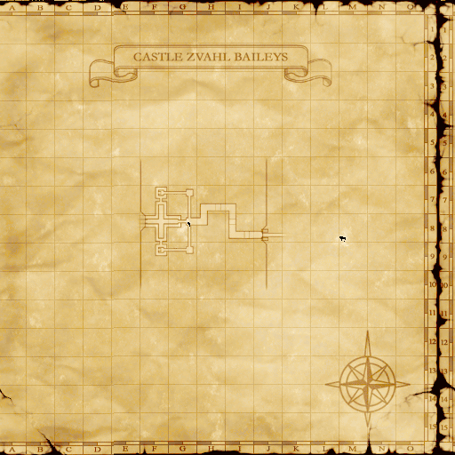 Map of Castle Zvahl Baileys