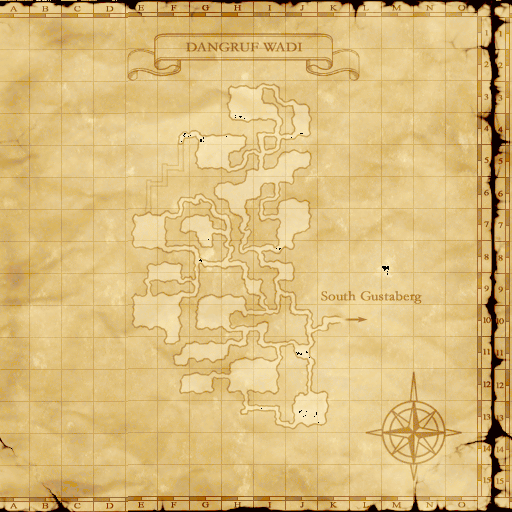 Map of Dangruf Wadi