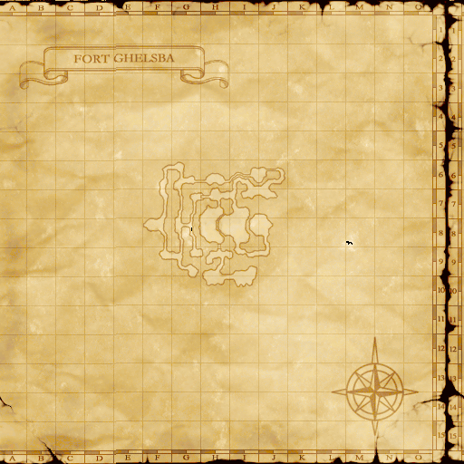 Map of Fort Ghelsba
