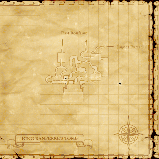 Map of King Ranperres Tomb