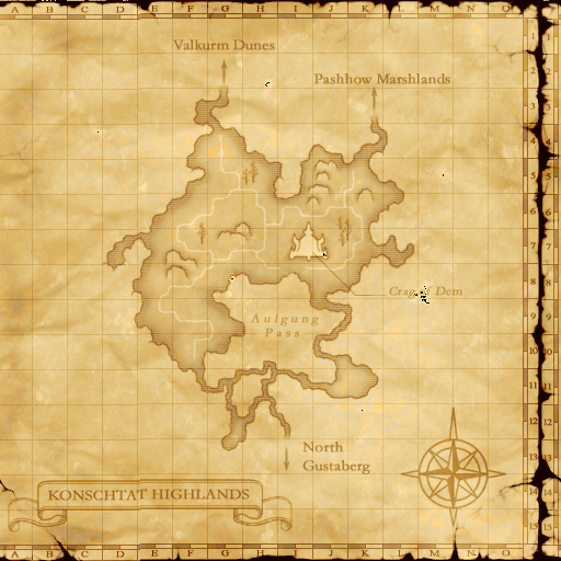 Map of Konschtat Highlands