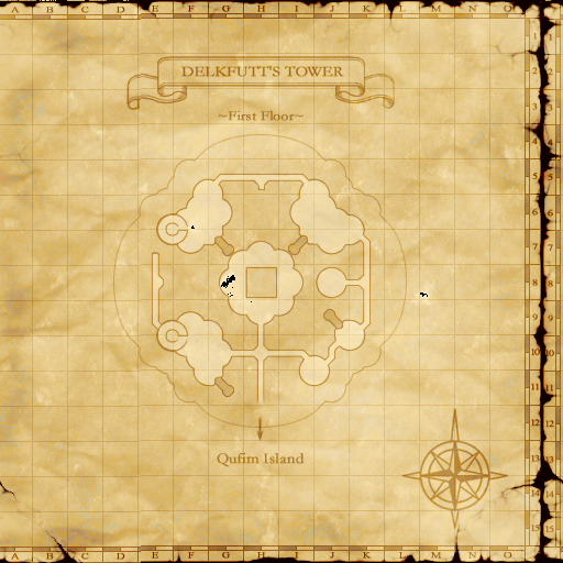 Map of Lower Delkfutts Tower