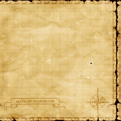 Map of Maze of Shakhrami