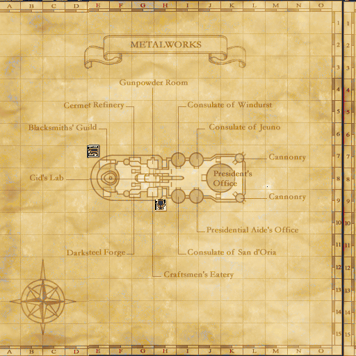 Map of Metalworks