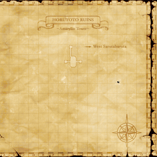 Map of Outer Horutoto Ruins