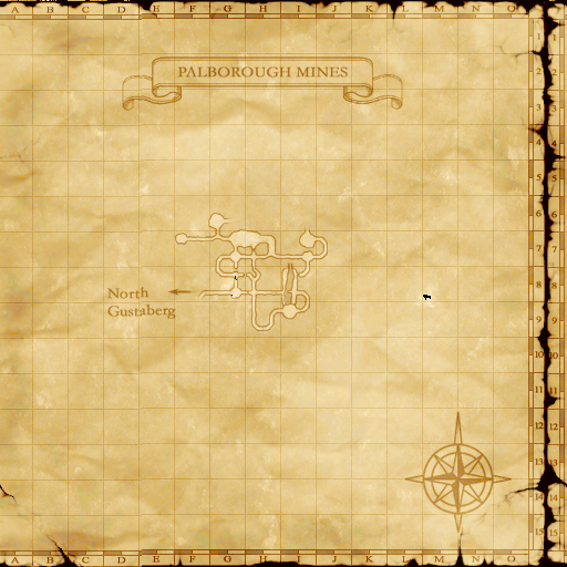 Map of Palborough Mines