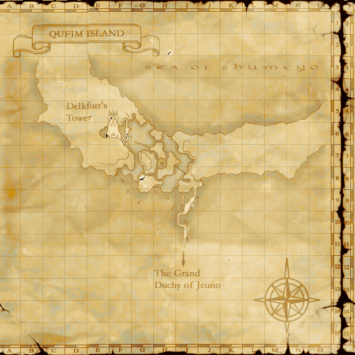 Map of Qufim Island