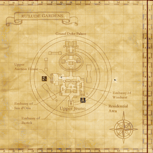 Map of Rulude Gardens