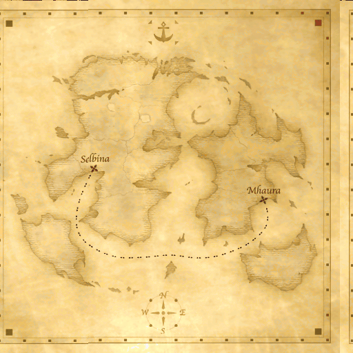 Map of Ship Bound for Mhaura