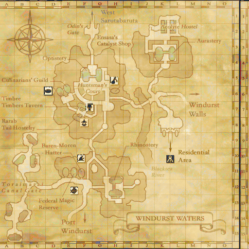 Map of Windurst Waters